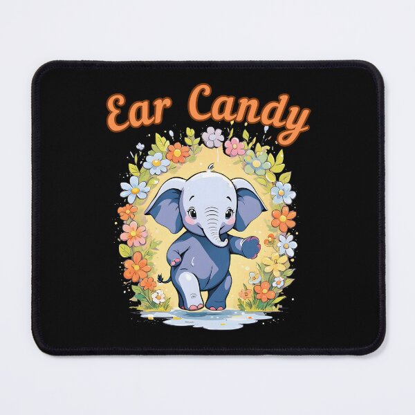 Item preview, Ear Candy Flower elephant designed and sold by ElephantVibes.