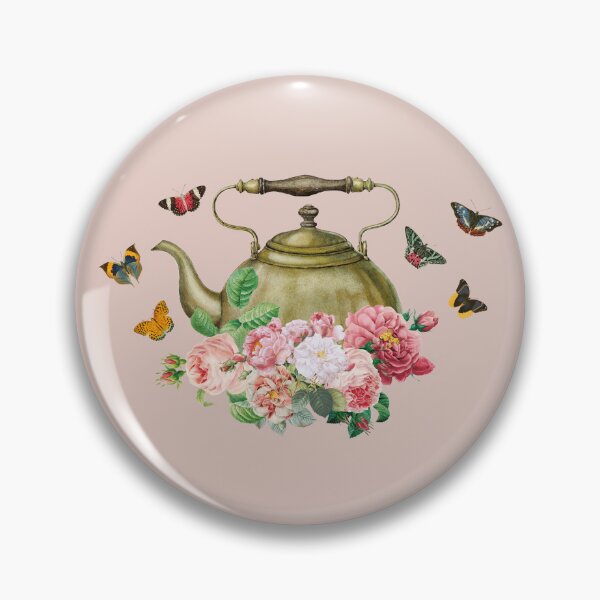 Item preview, Kettle Pink Floral Butterflies  designed and sold by idovedesign.