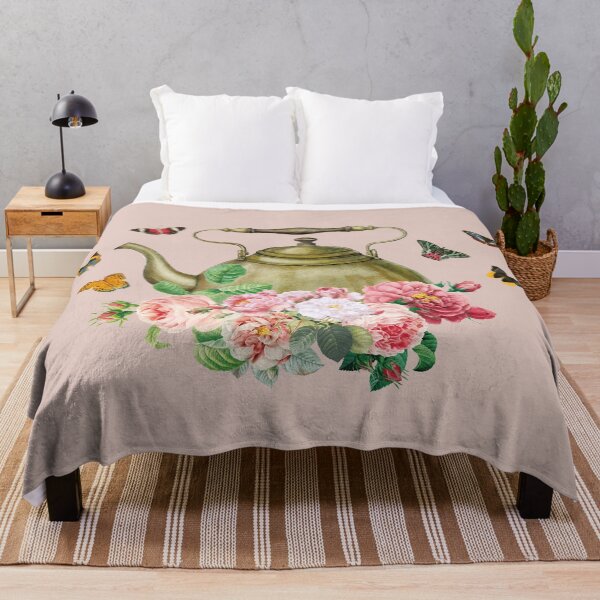 Item preview, Kettle Pink Floral Butterflies designed and sold by idovedesign.