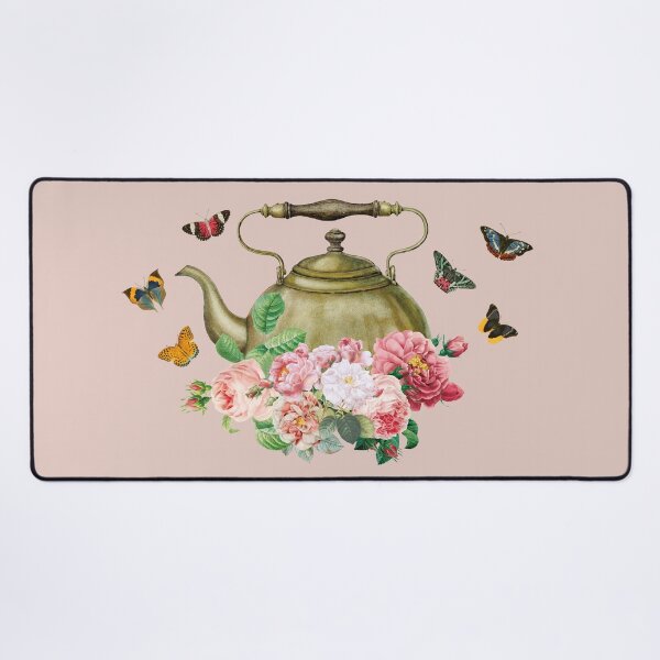 Item preview, Kettle Pink Floral Butterflies  designed and sold by idovedesign.