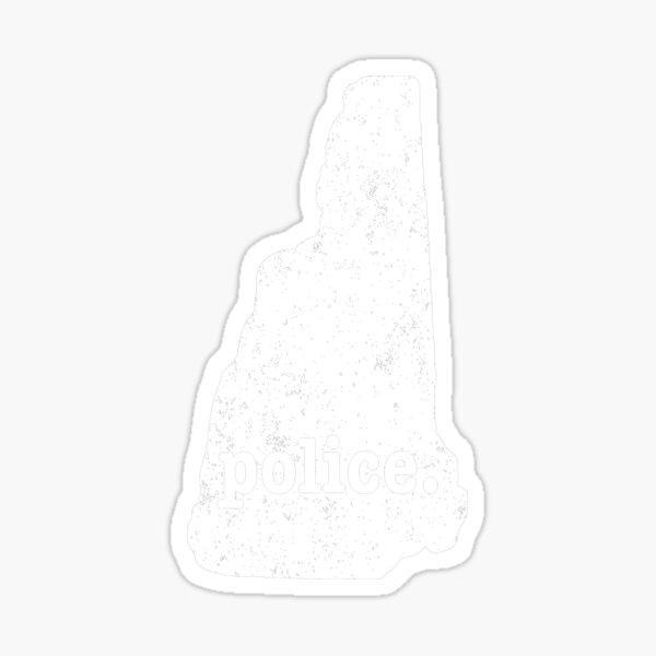 New Hampshire Police Shirt State Police Deputy Sheriff Shirt Sticker