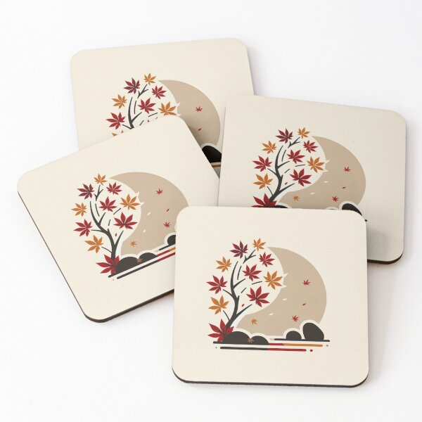 Item preview, Simple autumn pattern of Japan designed and sold by saqui-com.