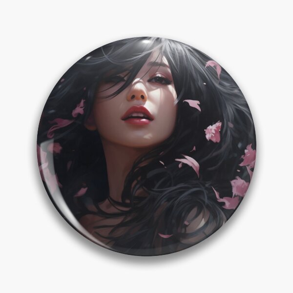 Item preview, Asian woman hair got wind designed and sold by Marie Colençon.