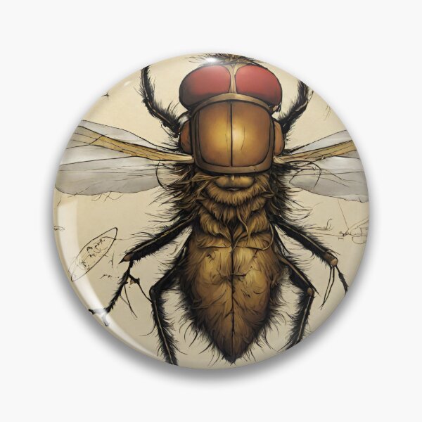 Item preview, housefly on papyrus designed and sold by MyCraftForYOU.