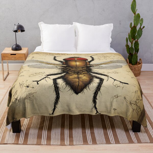 Item preview, housefly on papyrus designed and sold by MyCraftForYOU.