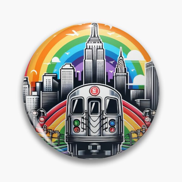 Item preview, Copy of New York Subway rainbow themed NYC Subway Train designed and sold by MayaDelaye.