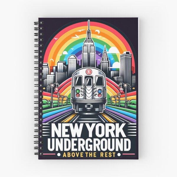 Item preview, Copy of New York Subway rainbow themed NYC Subway Train designed and sold by MayaDelaye.