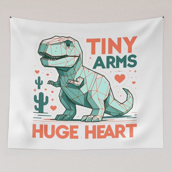 Item preview, T-Rex: Tiny Arms, Huge Heart designed and sold by Dungeon-Depot.