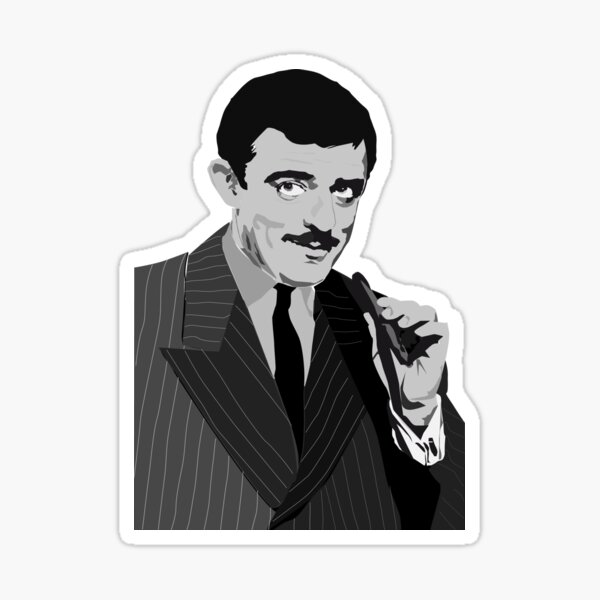 GOMEZ - Addams Family Sticker