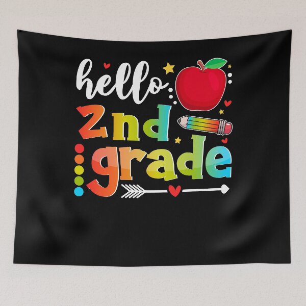 Item preview, Hello Second Grade Squad Back To School 2nd Graders Teachers designed and sold by MobyStickers.
