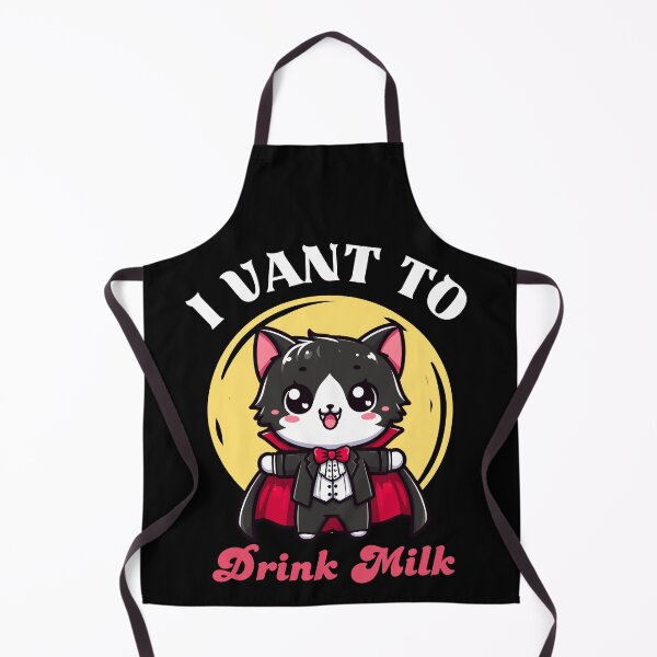 Item preview, I Vant To Drink Milk - Dracula Cat designed and sold by Kawaii-n-Spice.