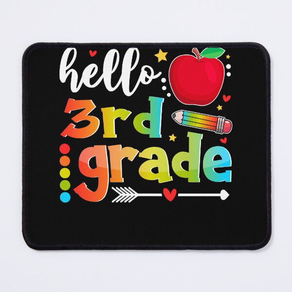 Item preview, Hello Third Grade Squad Back To School 3rd Graders Teachers designed and sold by MobyStickers.