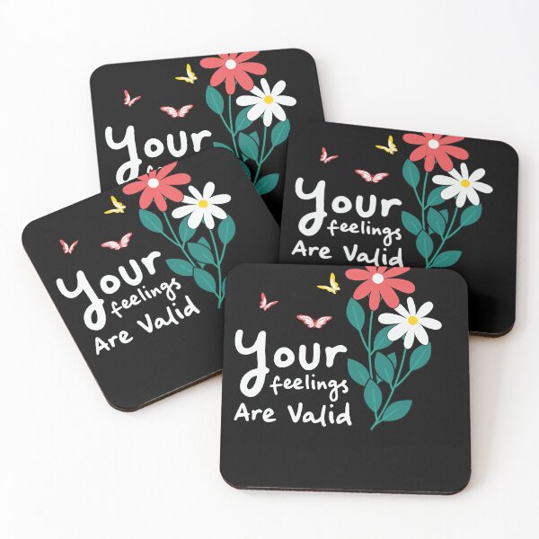 Item preview, your feelings are valid designed and sold by ChicArtThreads.