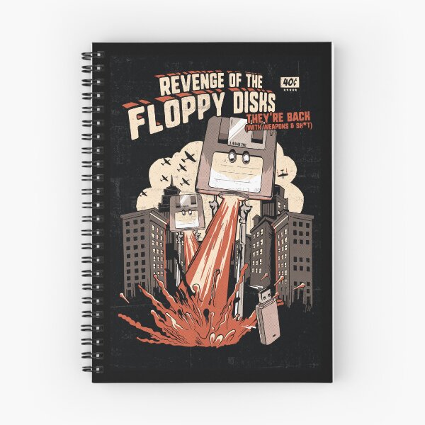 Item preview, Revenge of the Floppy Disks Computer Nerd Comic Poster designed and sold by Nerd Shizzle.