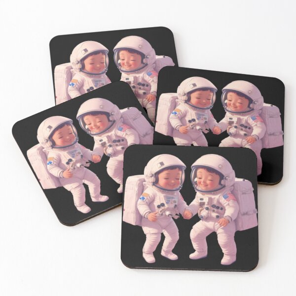 Item preview, Two Little Astronauts: Space Lovers’ Dream designed and sold by BaisaStudio.