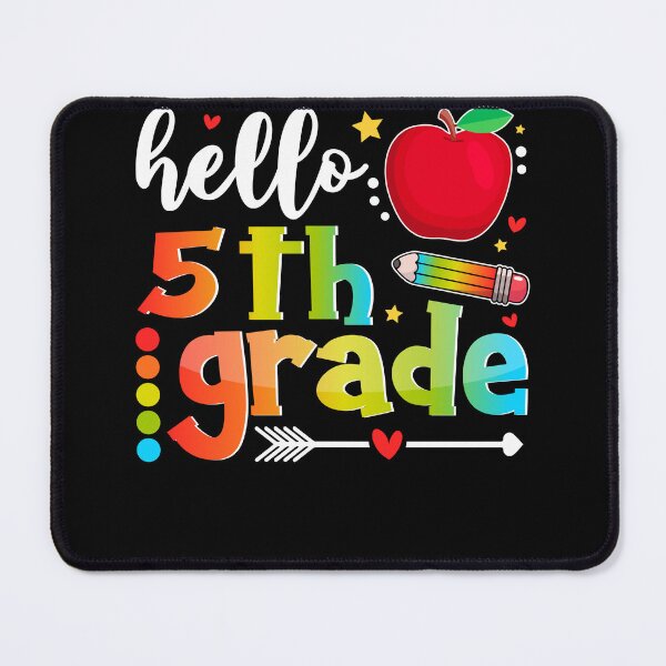 Item preview, Hello Fifth Grade Squad Back To School 5th Graders Teachers designed and sold by MobyStickers.