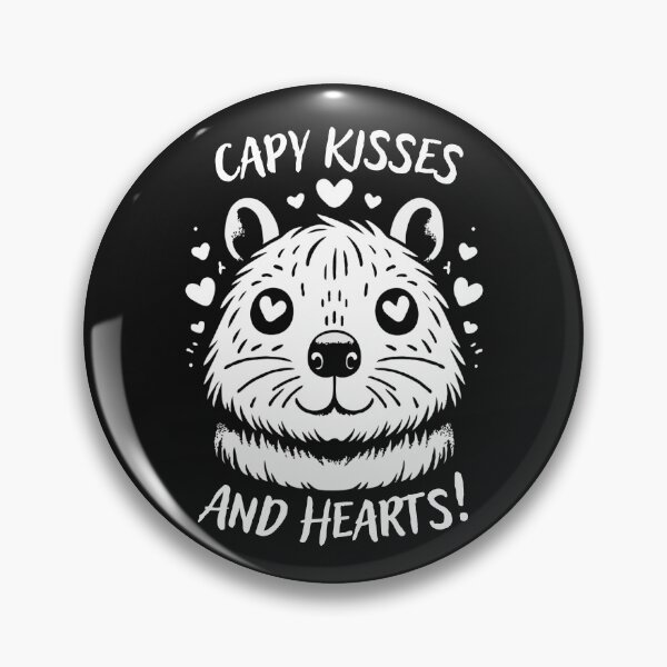 Item preview, Cute Capybara Capy Valentines Day designed and sold by WildPalette-Art.