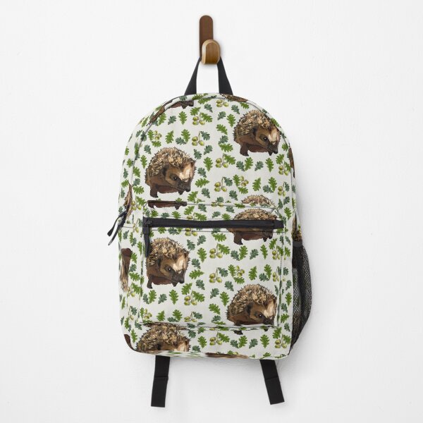 Item preview, Hedgehog with Oak Leaves Acorns by BeeFoxTree (cream) designed and sold by BeeFoxTree.