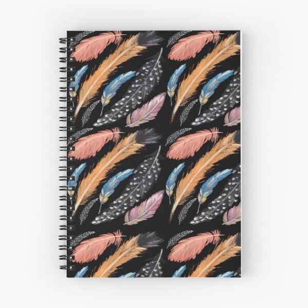 Item preview, The Feathers pattern 4 black designed and sold by AnnCamellia.