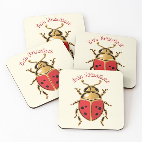 Item preview, San Francisco Ladybug designed and sold by Frogbewithyou.