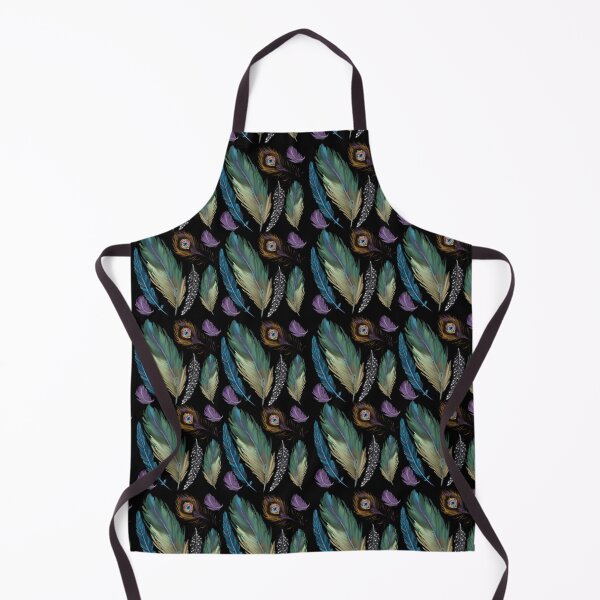 Item preview, The Feathers pattern 5 black designed and sold by AnnCamellia.