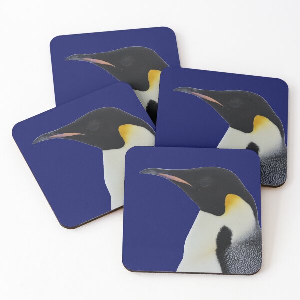 Item preview, Emperor Penguin Side Profile Shot (Dark Blue #060D5B background)  designed and sold by SBPenguins.