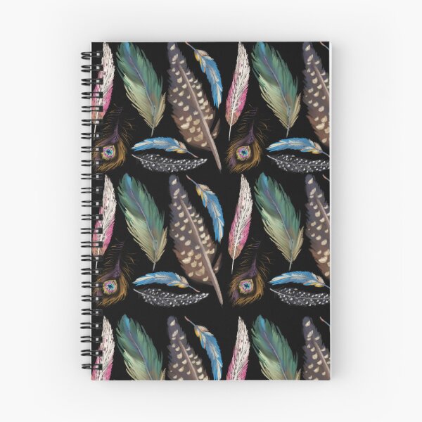 Item preview, The Feathers pattern 6 black designed and sold by AnnCamellia.