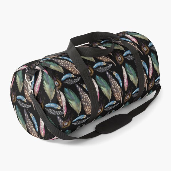 Item preview, The Feathers pattern 6 black designed and sold by AnnCamellia.