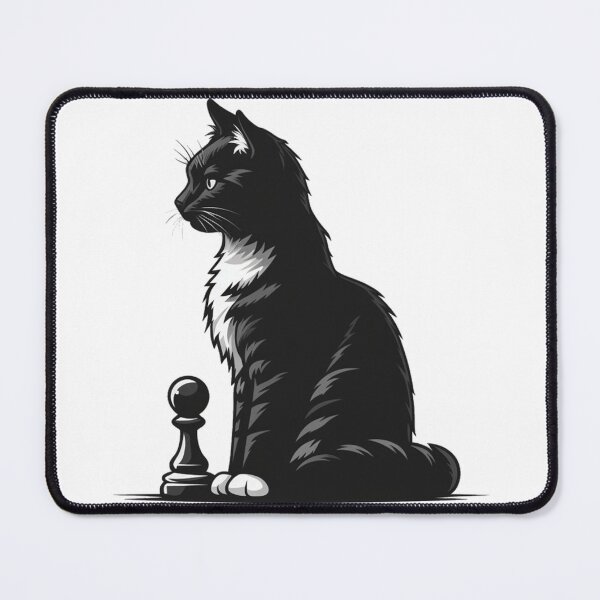 Item preview, Checkmate Stare: Feline Meets Pawn designed and sold by dungeonwarriors.