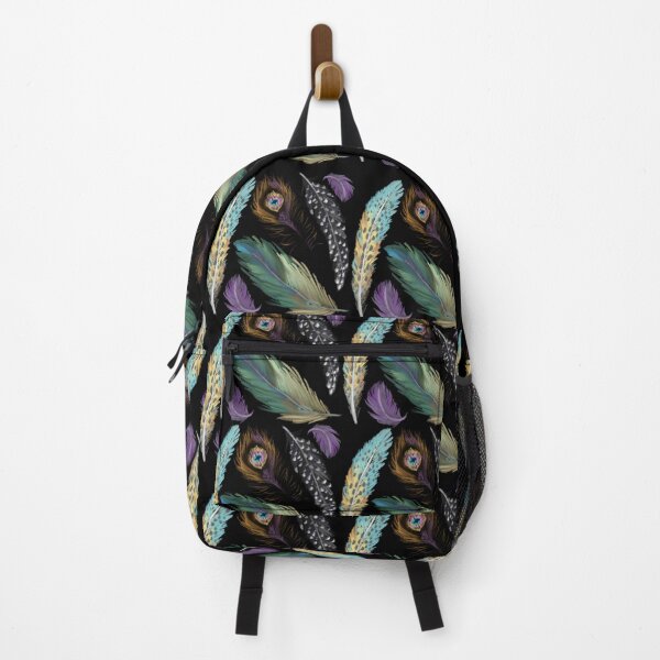 Item preview, The Feathers pattern 8 black designed and sold by AnnCamellia.