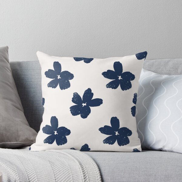 Artikelvorschau, Marineblaue Blumen, blaue Blumen entworfen und verkauft von erinpixie.