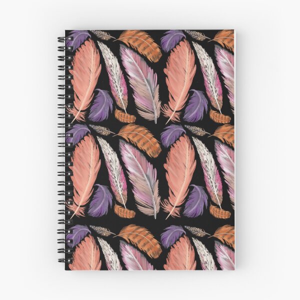 Item preview, The Feathers pattern 9 black designed and sold by AnnCamellia.