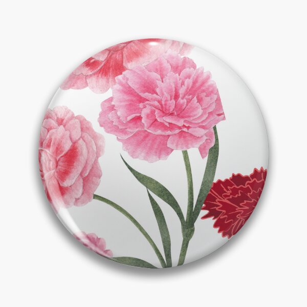 Item preview, Pink Maroon Carnations Flowers designed and sold by Hinny8.