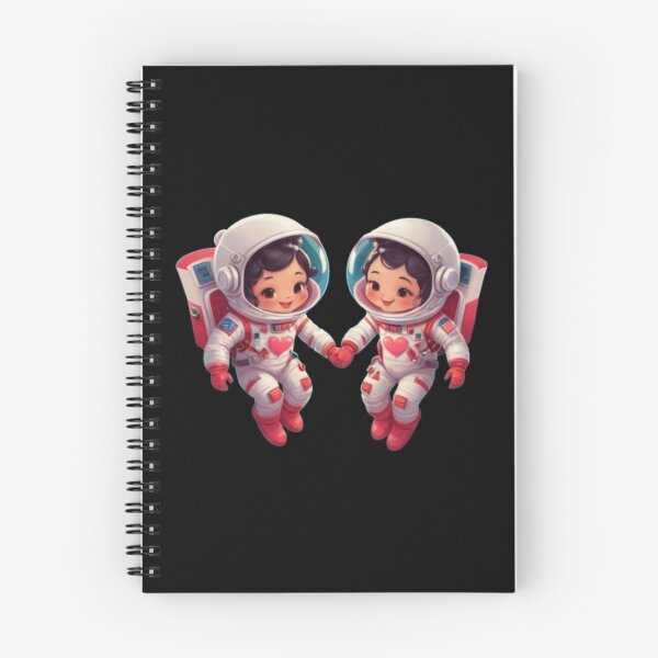 Item preview, Cute Astronaut Couple in Space designed and sold by BaisaStudio.