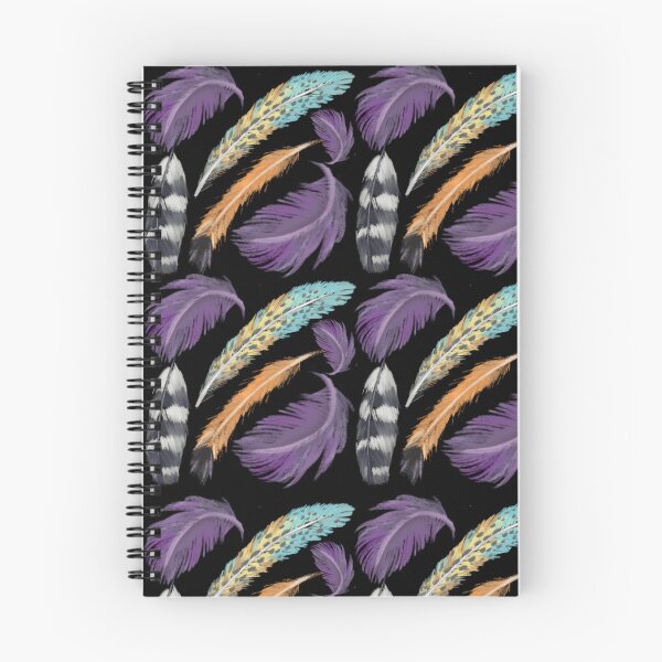 Item preview, The Feathers pattern 10 black designed and sold by AnnCamellia.