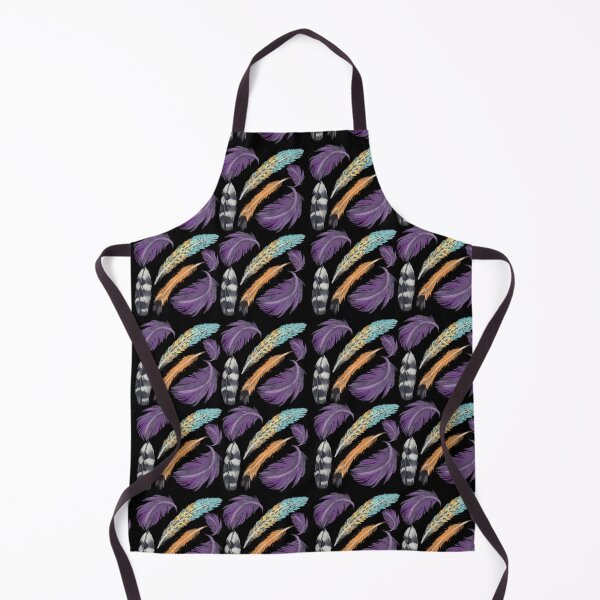 Item preview, The Feathers pattern 10 black designed and sold by AnnCamellia.