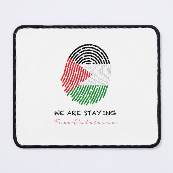 Item preview, Palestinian Footprint In the colors of the Palestinian flag White Design designed and sold by Creativityyzone.