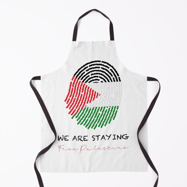 Item preview, Palestinian Footprint In the colors of the Palestinian flag White Design designed and sold by Creativityyzone.