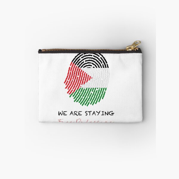 Item preview, Palestinian Footprint In the colors of the Palestinian flag White Design designed and sold by Creativityyzone.