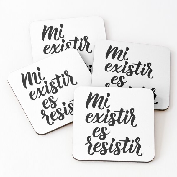Item preview, Mi existir es resistir. My existence is to resist - in Spanish.  designed and sold by pidzam4e.