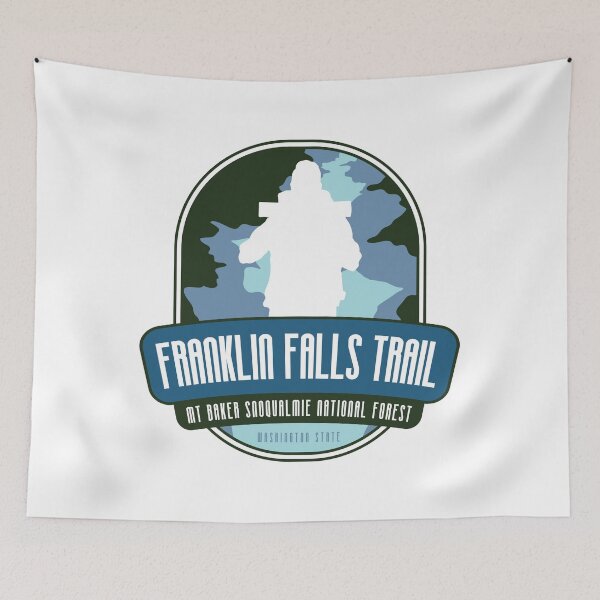 Item preview, Franklin Falls Trail - Mt Baker Snoqualmie National Forest, Washington State designed and sold by Moritz Schwäble.