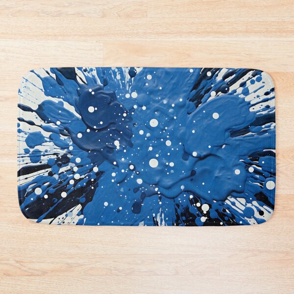 Item preview, Cobalt blue paint splatter pattern designed and sold by dcrc.