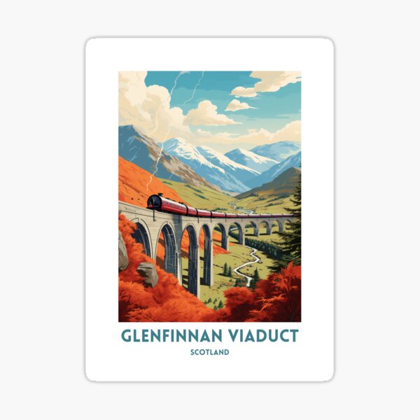 Item preview, Glenfinnan Viaduct Travel Poster designed and sold by Crosan.