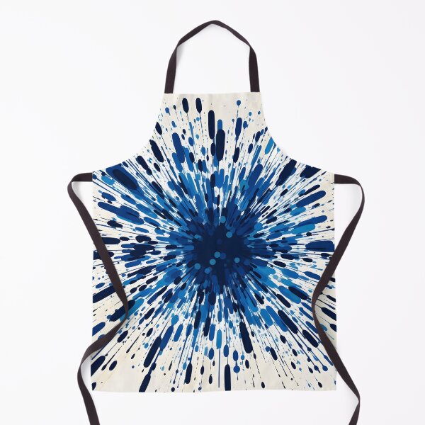 Item preview, cobalt blue paint splatter pattern designed and sold by dcrc.