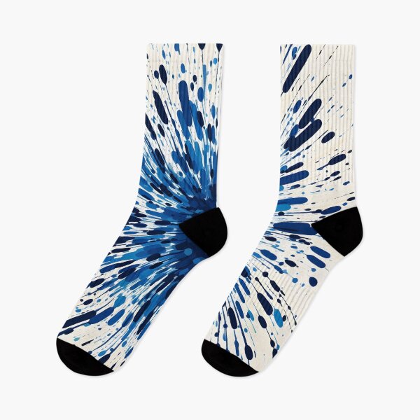 Item preview, cobalt blue paint splatter pattern designed and sold by dcrc.