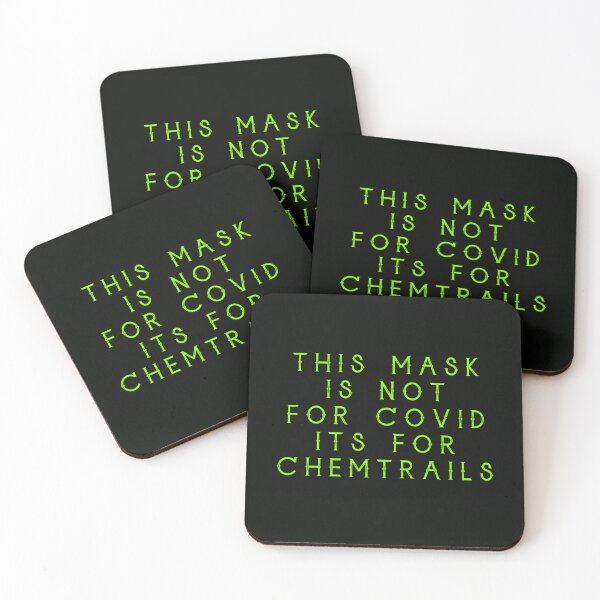 Item preview, This Mask Is Not For Covid But Chemtrails designed and sold by AlienAlmanac.