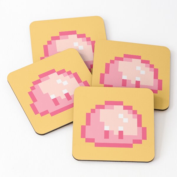 Item preview, Pixel Art Cute Pink Slime designed and sold by lisousisa.