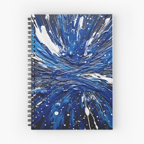 Item preview, cobalt blue paint splatter pattern designed and sold by dcrc.
