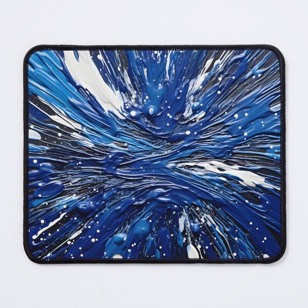 Item preview, cobalt blue paint splatter pattern designed and sold by dcrc.
