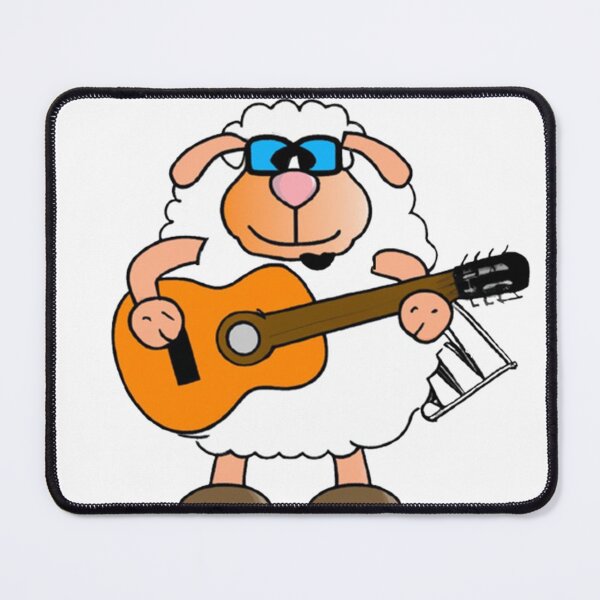 Item preview, Guitarist Sheep designed and sold by myfavoritegifts.